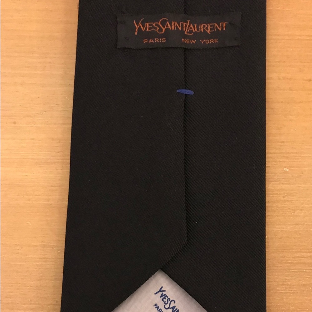 Vintage Yves Saint Laurent Black Tie